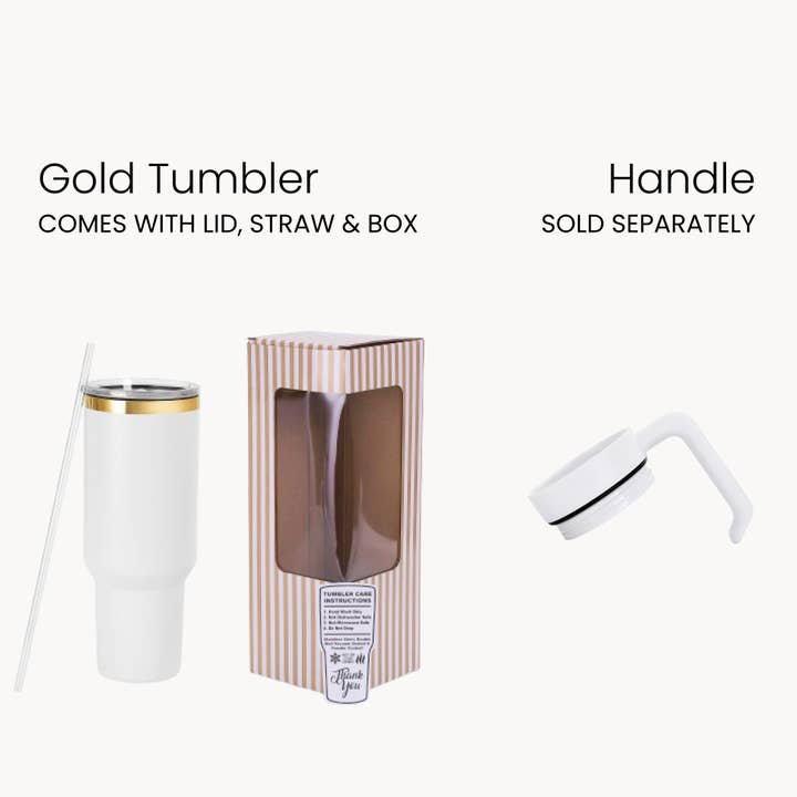 MakerFlo – wholesale Insulated mug/tumbler – 40oz Gold-Plated Tumbler3