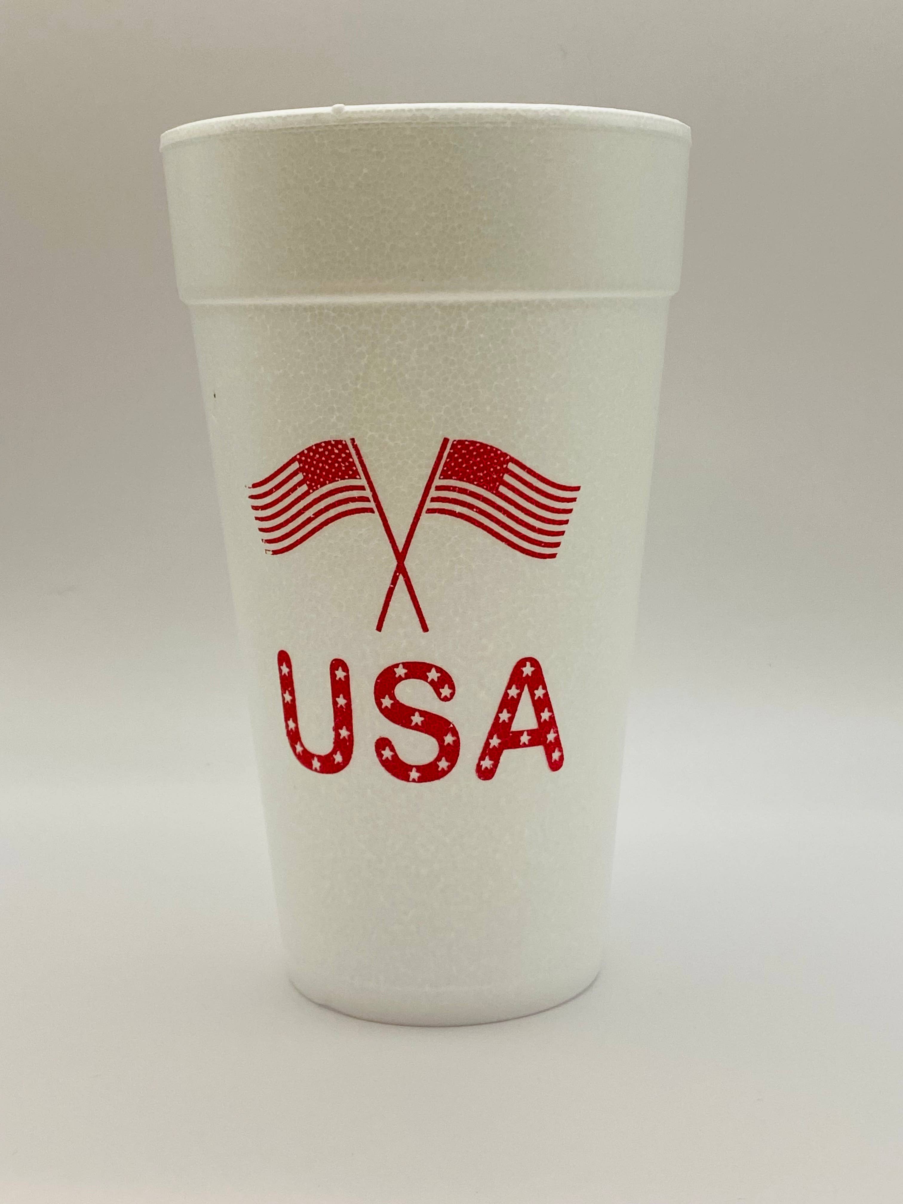 Southern Ink - Wholesale Disposable Cup - USA Flag1