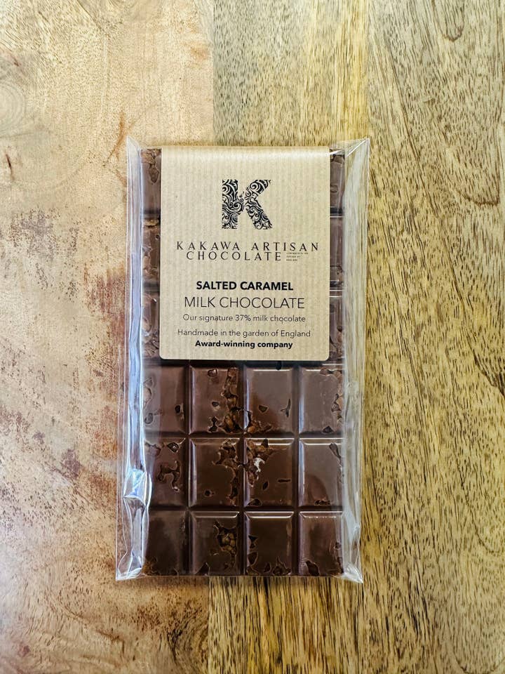 Saltet karamel for engroshandel hos Kakawa Artisan Chocolate & Co Ltd