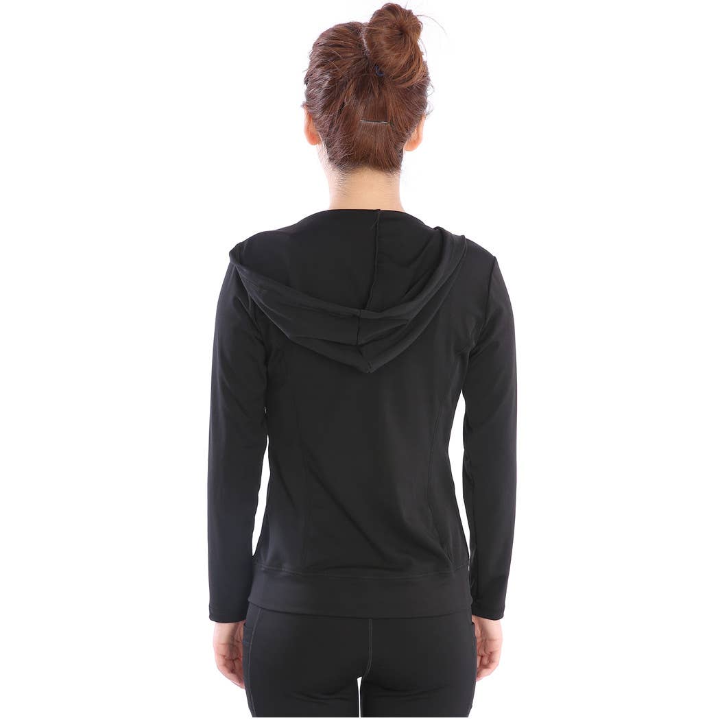 SSImport - Wholesale Athletic Jacket - Women's - A358 SPORTS HOODIE JACKET MIXED SIZES 12PCS/SET35