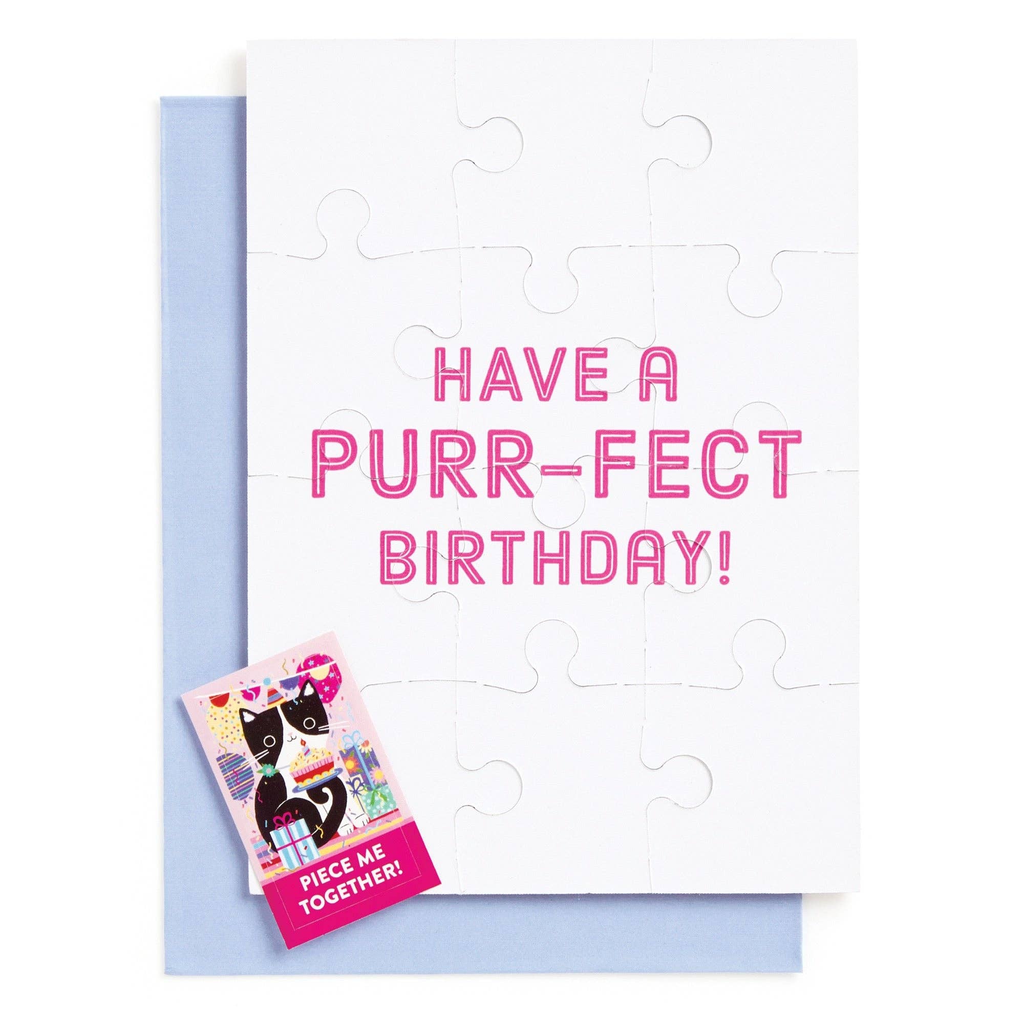 Chronicle Books - Wholesale Birthday Card - Purr-fect Cat Birthday Greeting Card Puzzle4