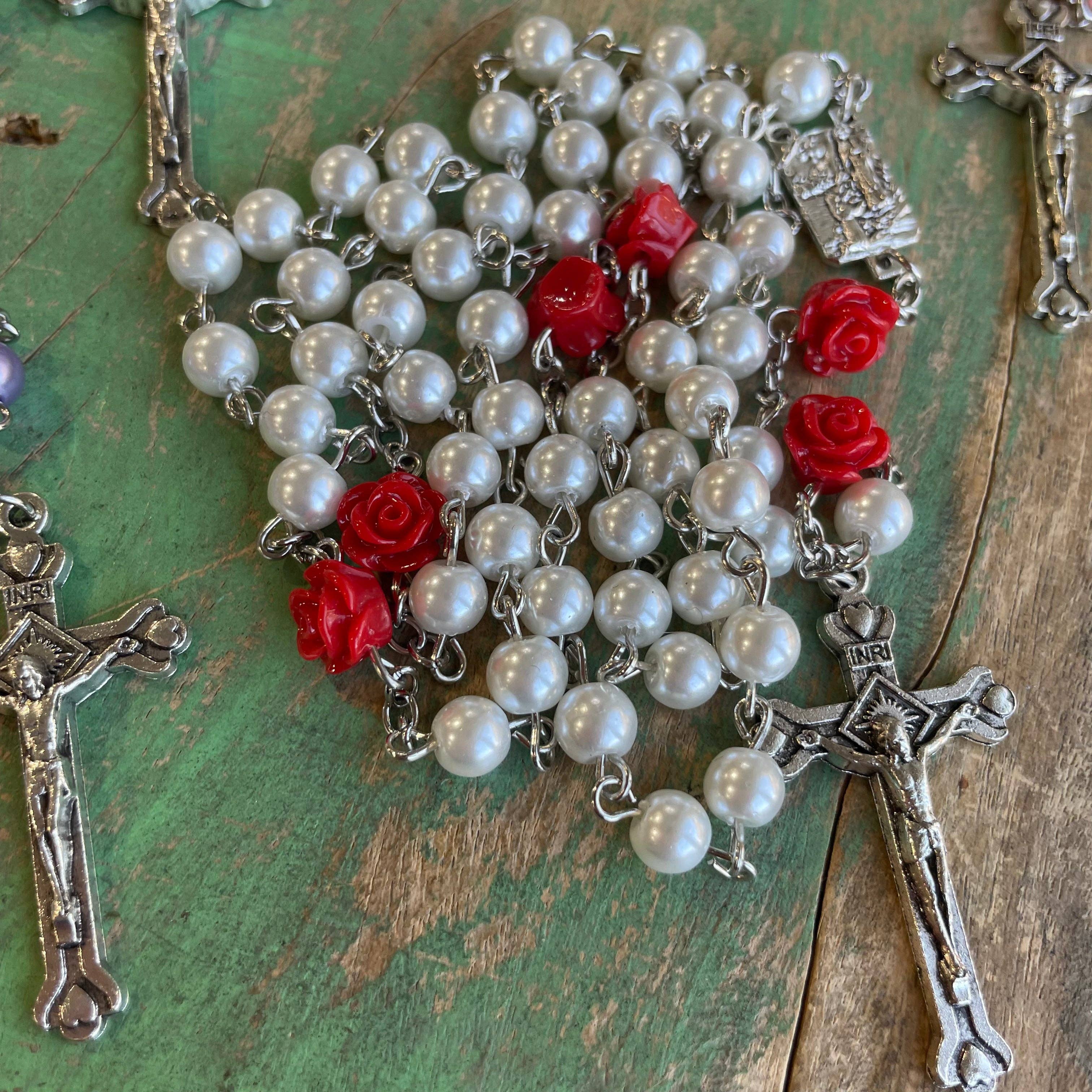 Love and Honor Jesus LLC – Engroshandel Bedehalskæde – Mystisk rosenkrans med perler7