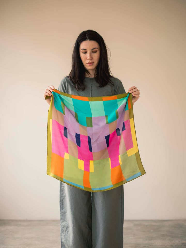 Roze Pixel Zakdoek voor wholesale door Skandal