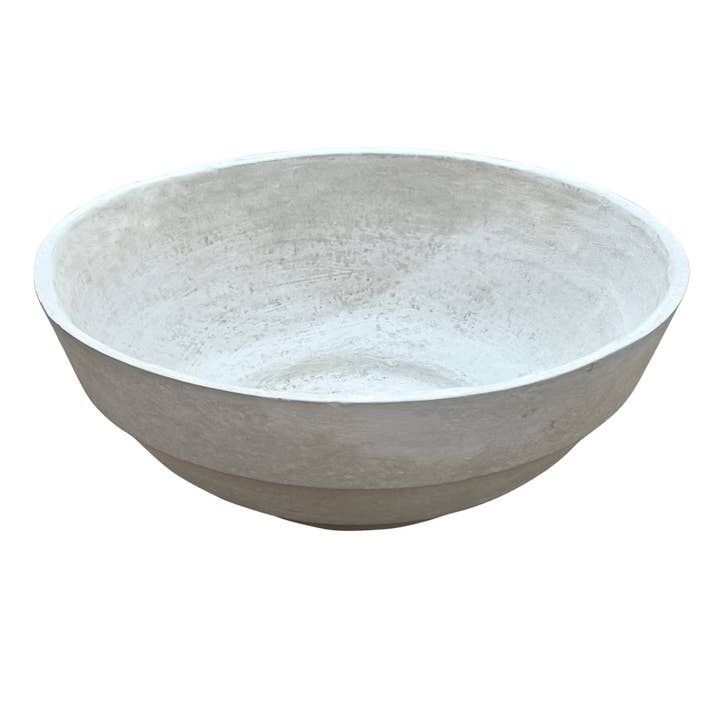 BIDKhome - Wholesale Plant Pot - Paper Mache Bowl 16.15"Dia