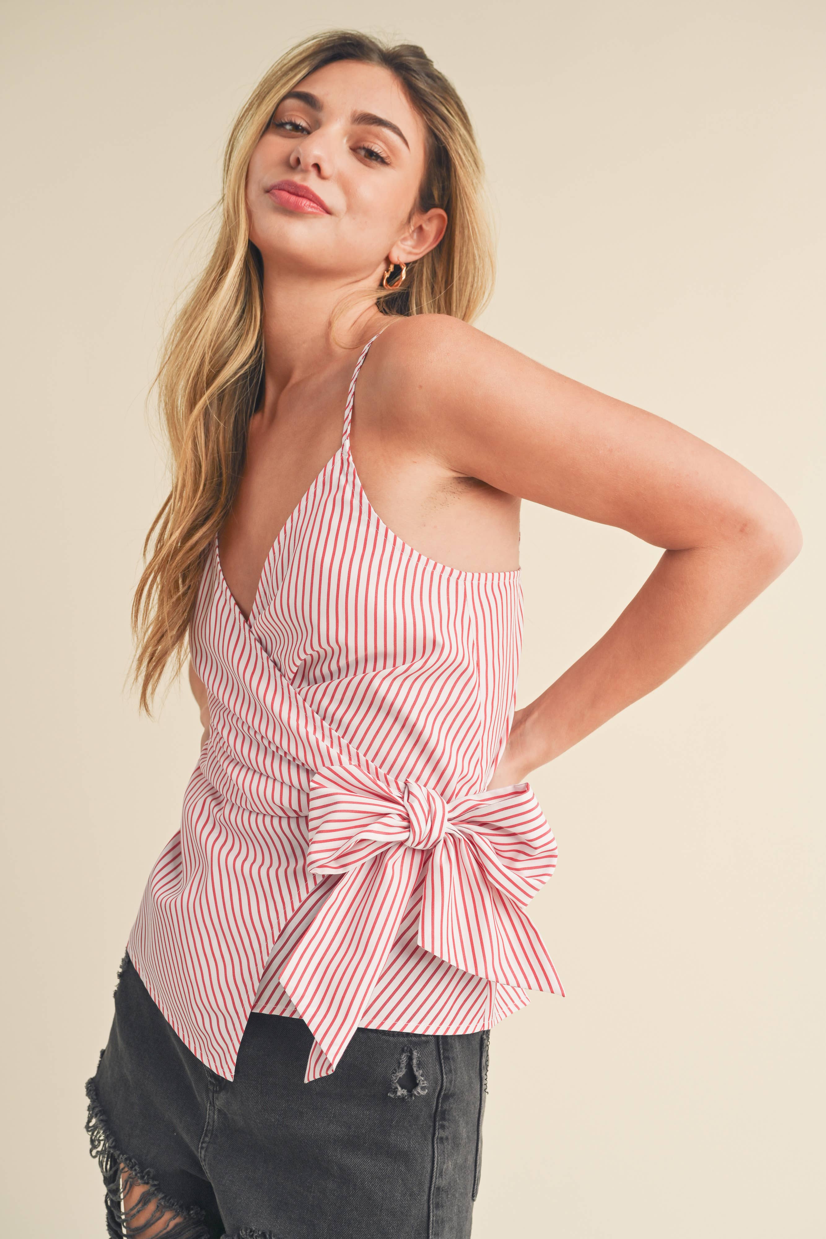 AEMI + CO - Wholesale Blouse - Women's - 8237BD Salley Wrap Top16