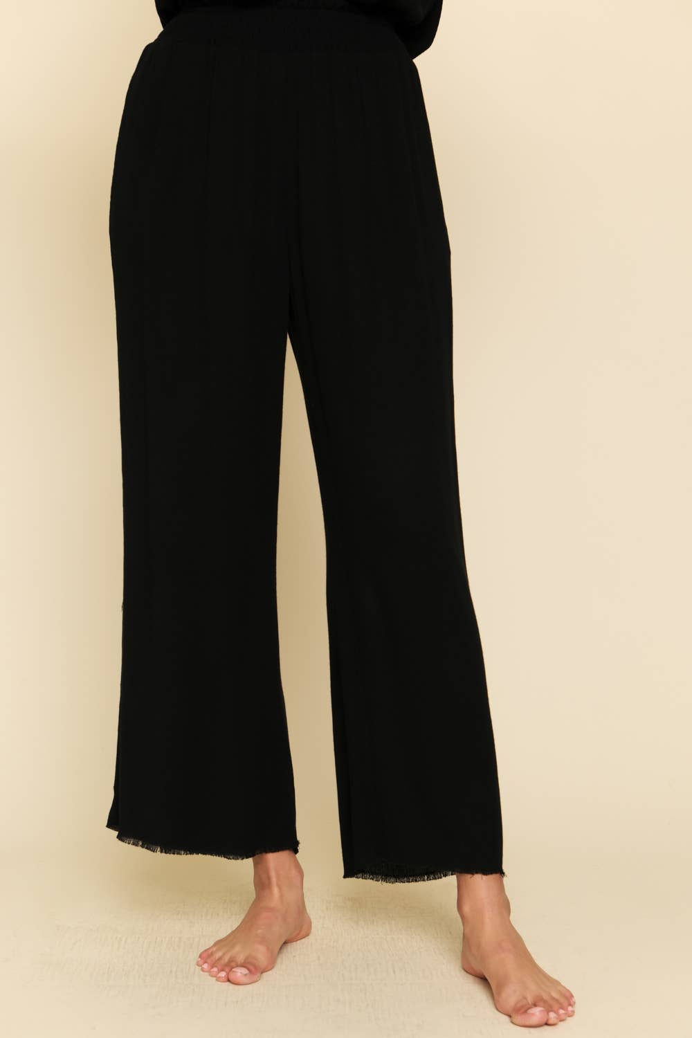 Mystree - Wholesale Broek - Dames - 57348 Rechte broek met rafeltjes1