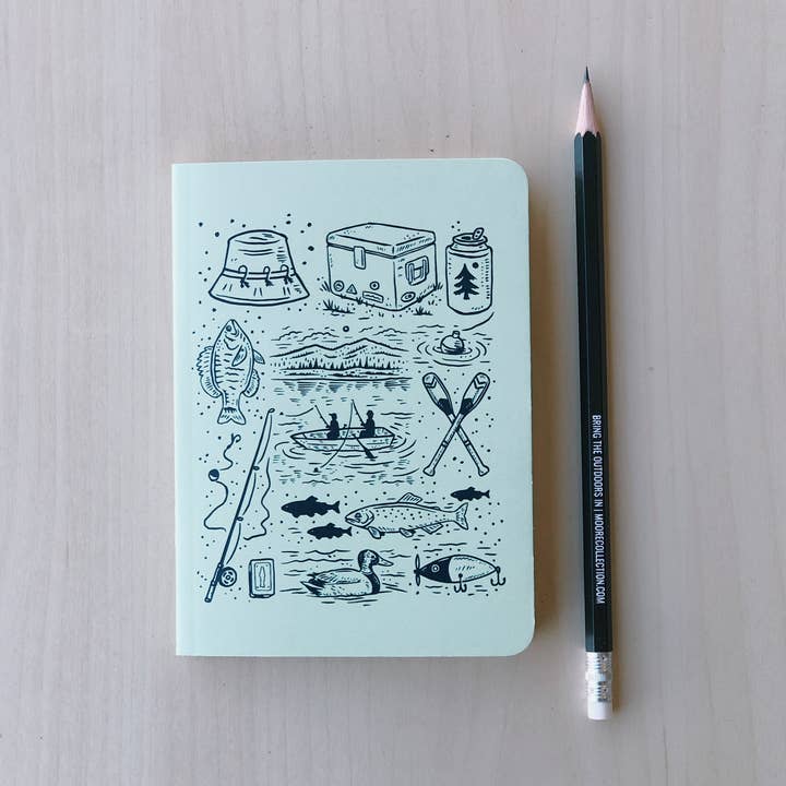 Moore Collection – Großhandel Notizbücher – Mini-Notizbuch Lake Life0