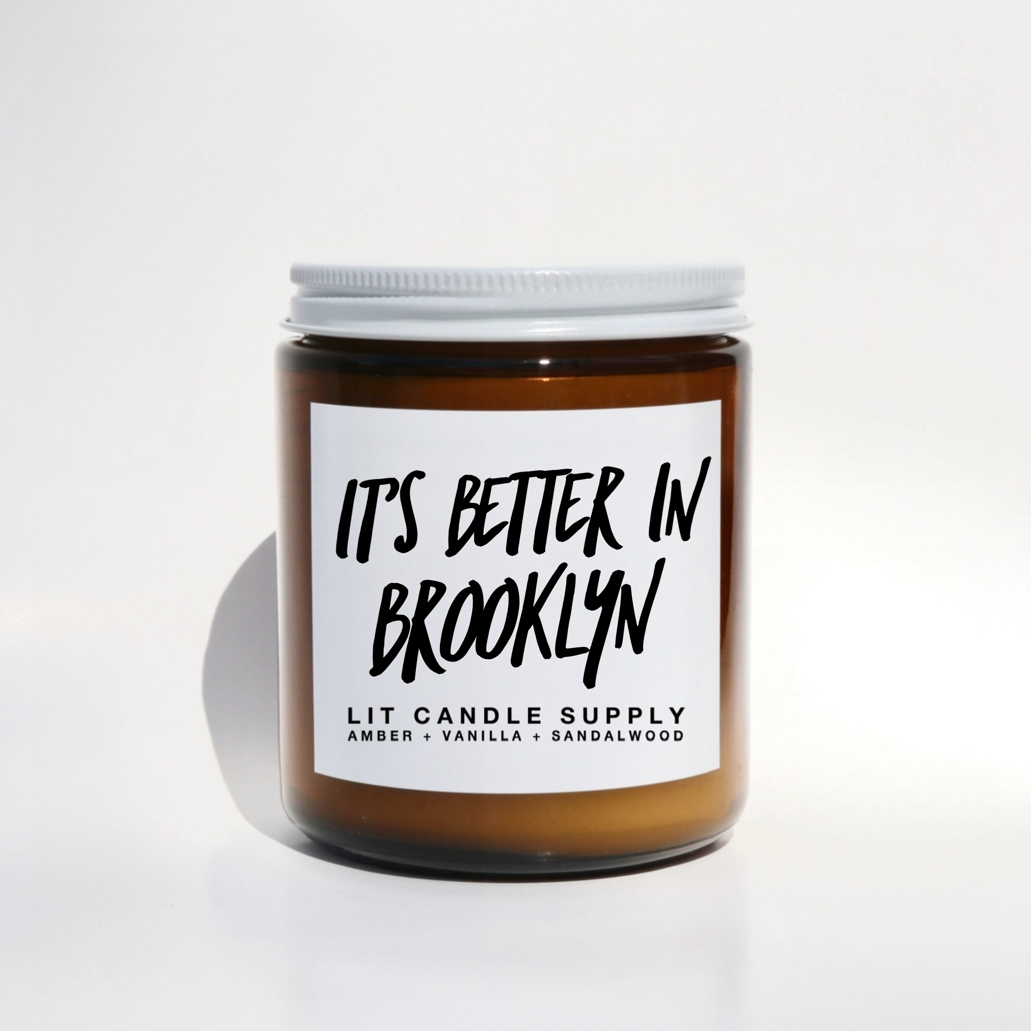 Lit Candle Supply - Wholesale Jar/Filled Candle - It's Better In Brooklyn, New York Candle1