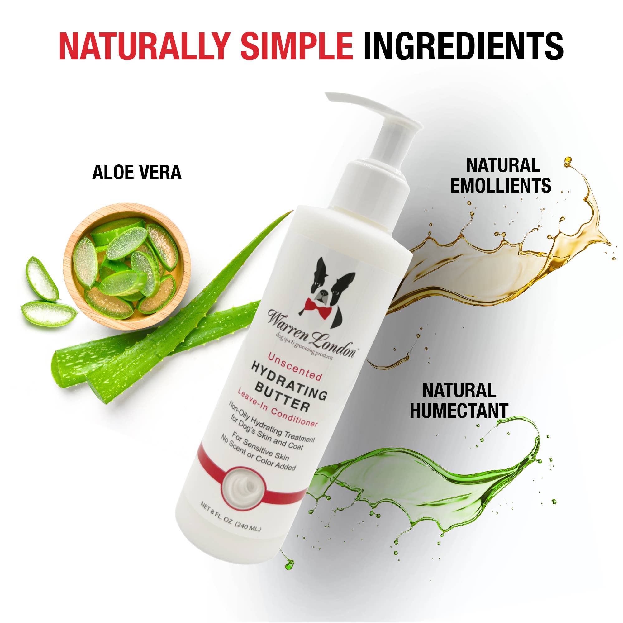 Warren London Dog Products - Venta al por mayor Artículo de aseo para mascotas - Perros - Loción Hidratante en Manteca Sin Aclarado - 3 Aromas - 2 Tamaños9