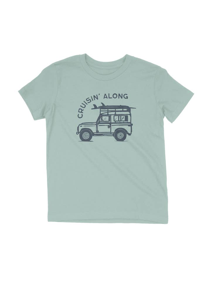 Surf Cruiser Kinder Shirt voor wholesale door Buffalo Mountain Print + Supply