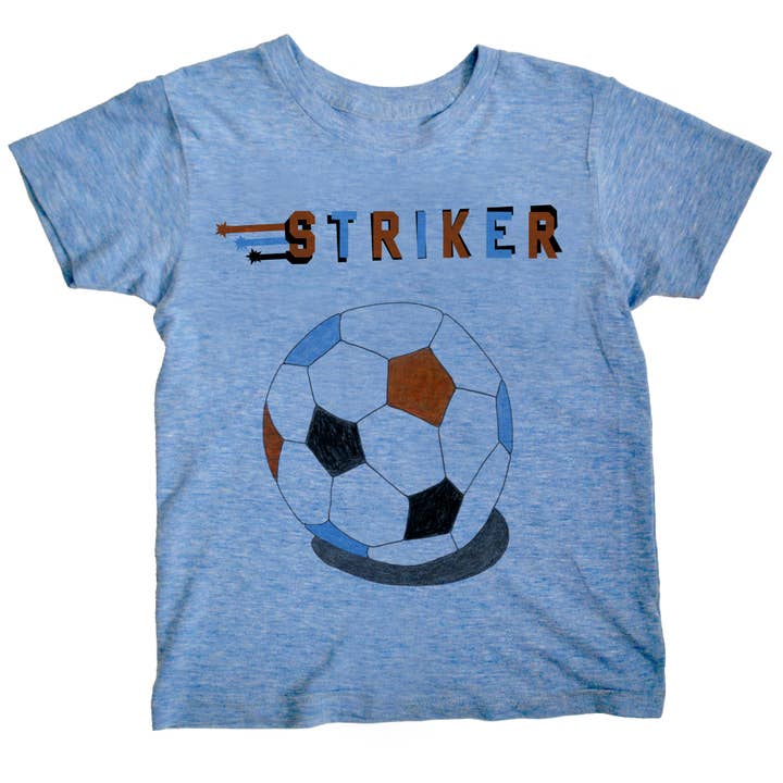 Striker Soccer - T-shirt Triblend pour enfants pour la vente par orangeheat