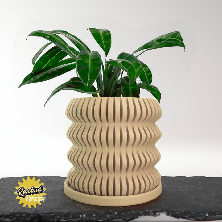 Rosebud Homegoods - Wholesale Plantenpot - Spira Moderne Plantenpot met Uniek Ontwerp1