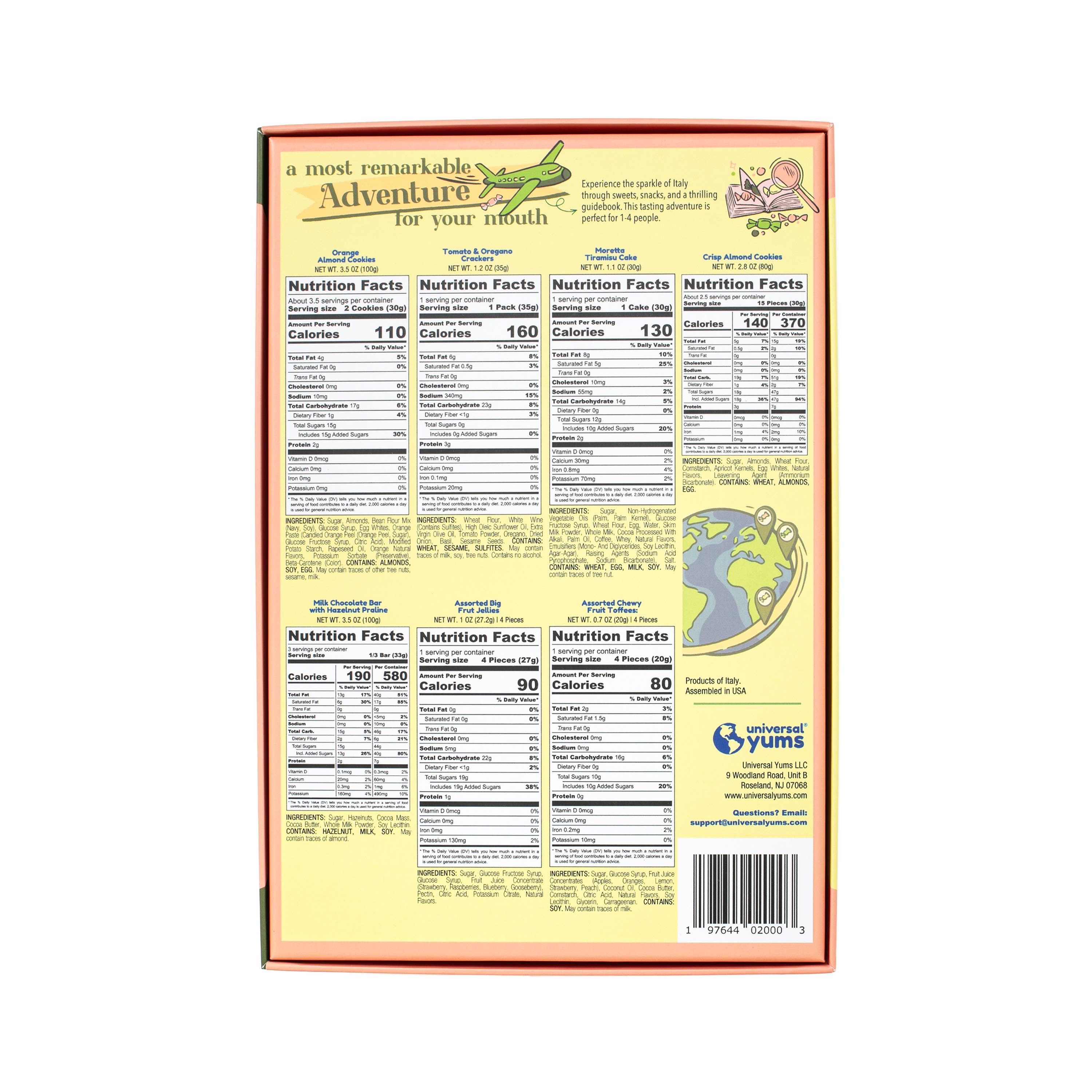 Universal Yums - Wholesale Advent Calendar - Italian Tasting Adventure3