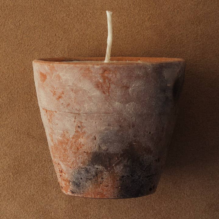 SUMMER SOLACE- Regenerative Tallow Beauty - Wholesale Jar/Filled Candle - Souchong Debut – Earthen Clay Smoke-Brushed Terracotta, 4 oz9