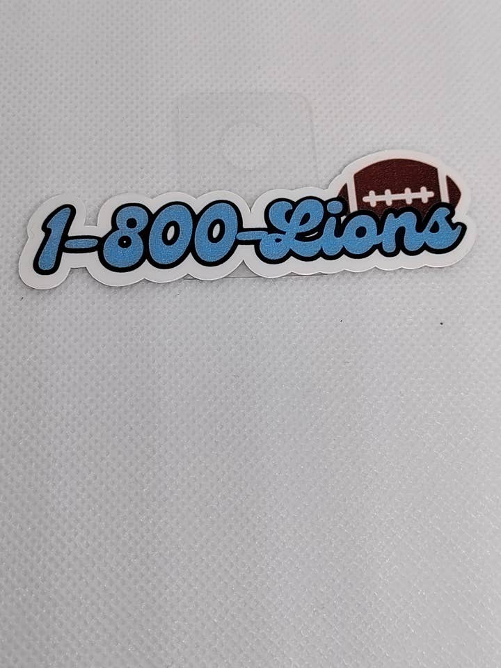 1800-Lions 3" Sticker for wholesale by MadeByHBK