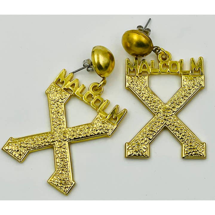 Sort By Popular Demand® „Malcolm X“ Statement øreringe for engroshandel hos HGC Apparel LLC