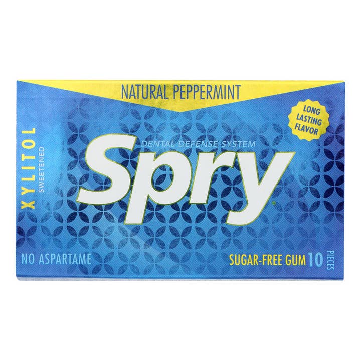Spry Xylitol Gems - Peppermint - Case Of 20 - 10 Count for wholesale by Ware Spark