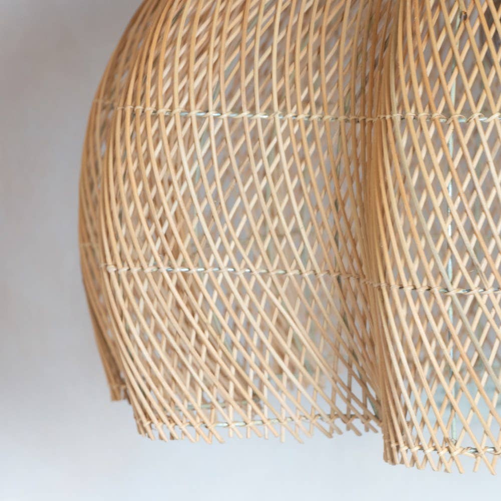 EARTHWARE - Wholesale Chandelier/Hanging Light - Flora L rattan lamp2