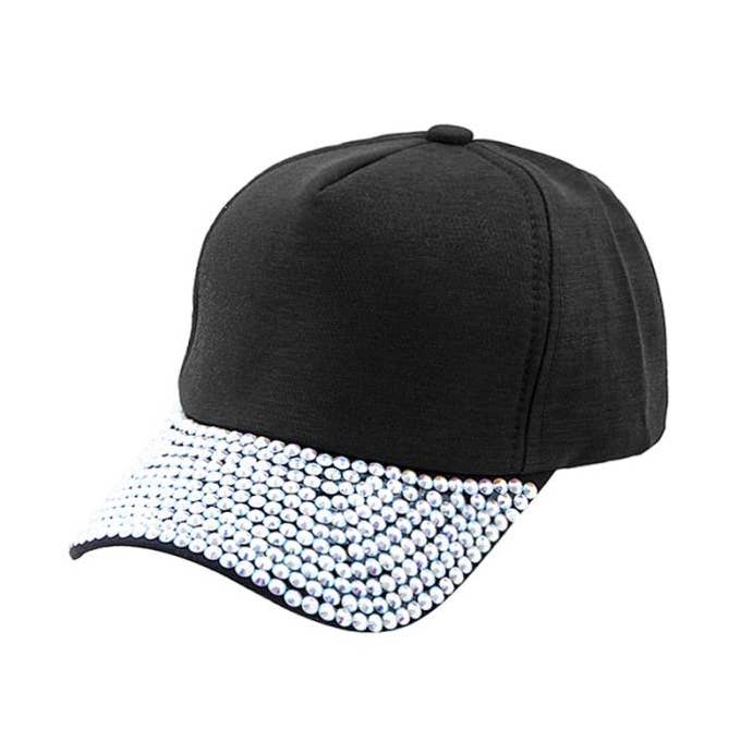 Paperdoll - Vendita all'ingrosso Cappellino da baseball - Donna - CAPPELLO A CAPPUCCIO CON BORCHIE DI STRASS SCINTILLANTI0