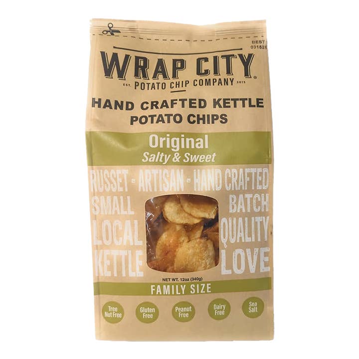 Original – Homemade Kettle Potato Chips for wholesale by Wrap City Potato Chips