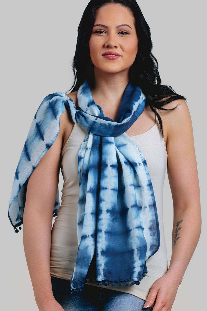 tie dye scarves wholesale