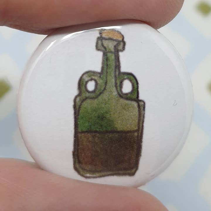 Pirate Rum Pin for wholesale by Nicole Lawson Studio