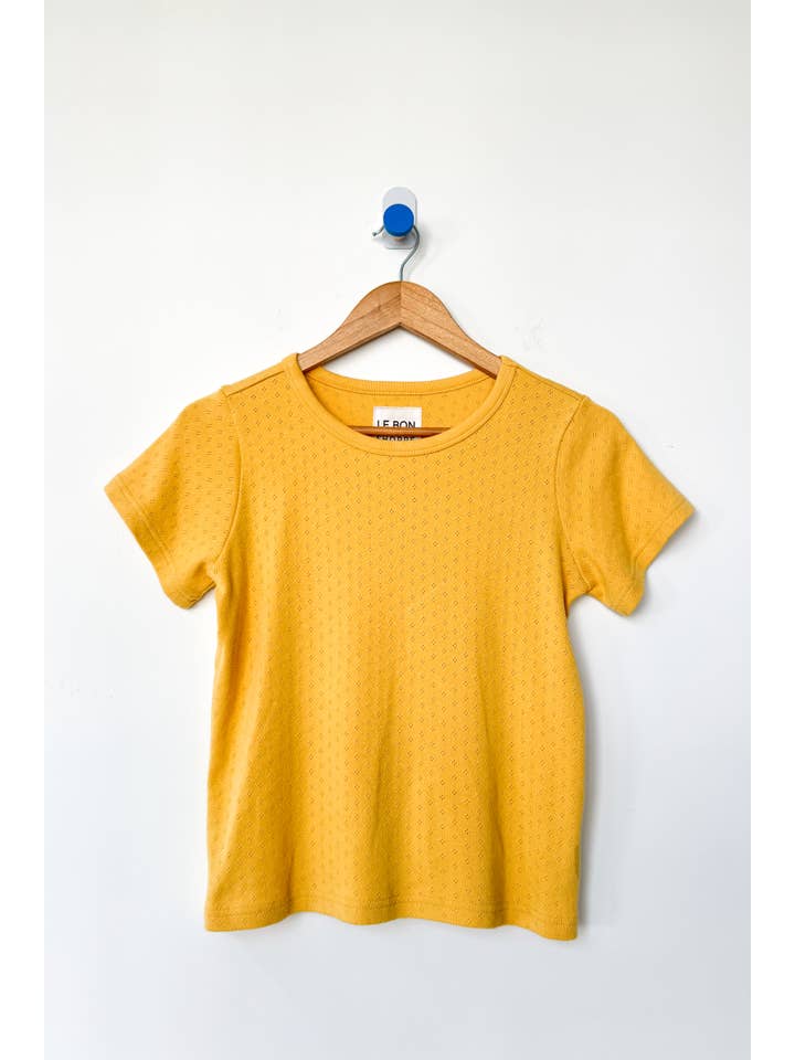 Le Bon Shoppe - Wholesale Knit Top - Women's - Pointelle Babe Tee (2S-2M-1L)13