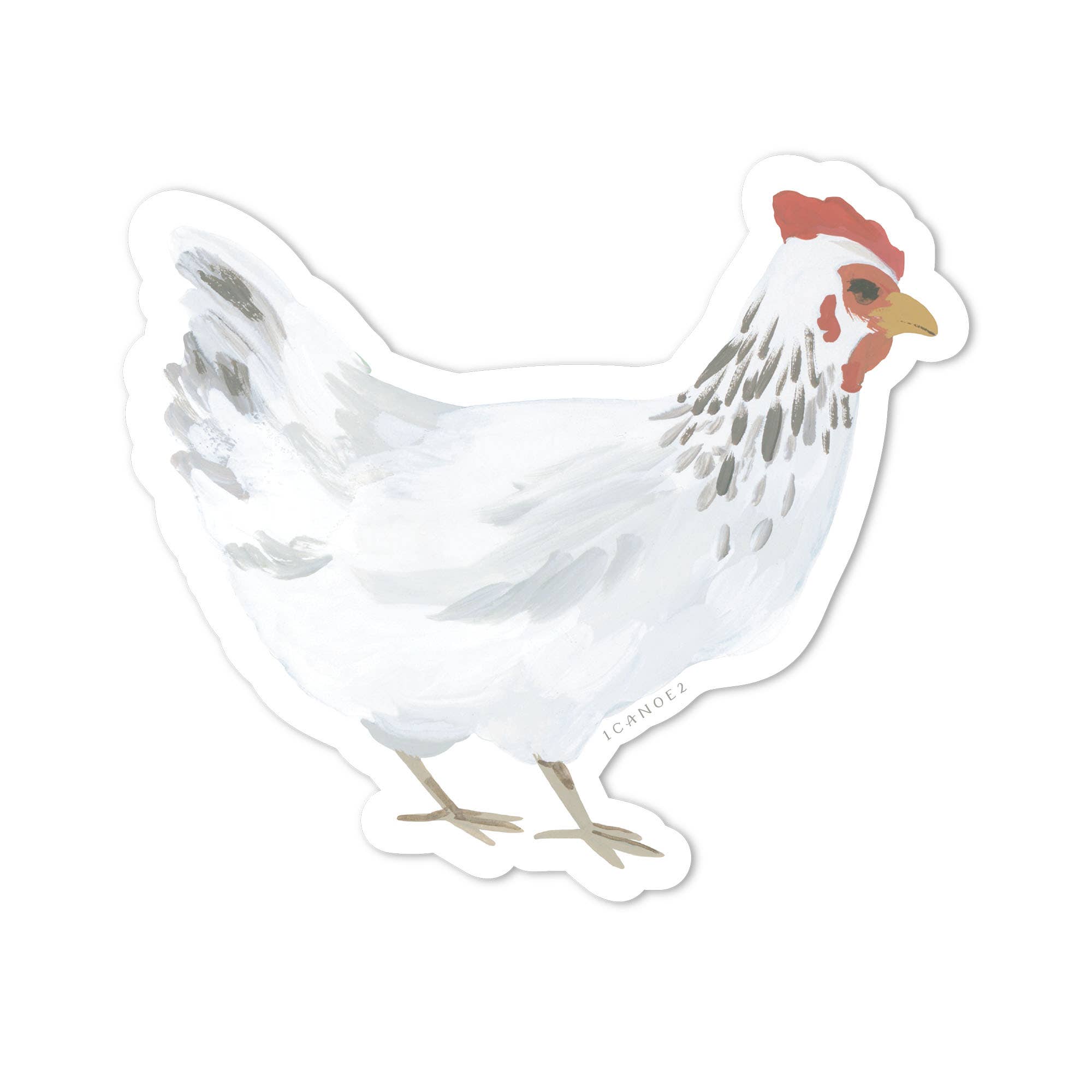 1canoe2 | One Canoe Two Paper Co. - Wholesale Phone & Laptop Stickers - Delaware Chicken Decal Sticker0