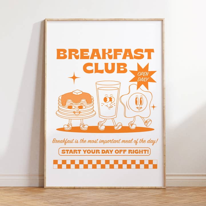 Impresión de Arte Retro del Club de los Cinco para venta al por mayor de Poppermost Prints