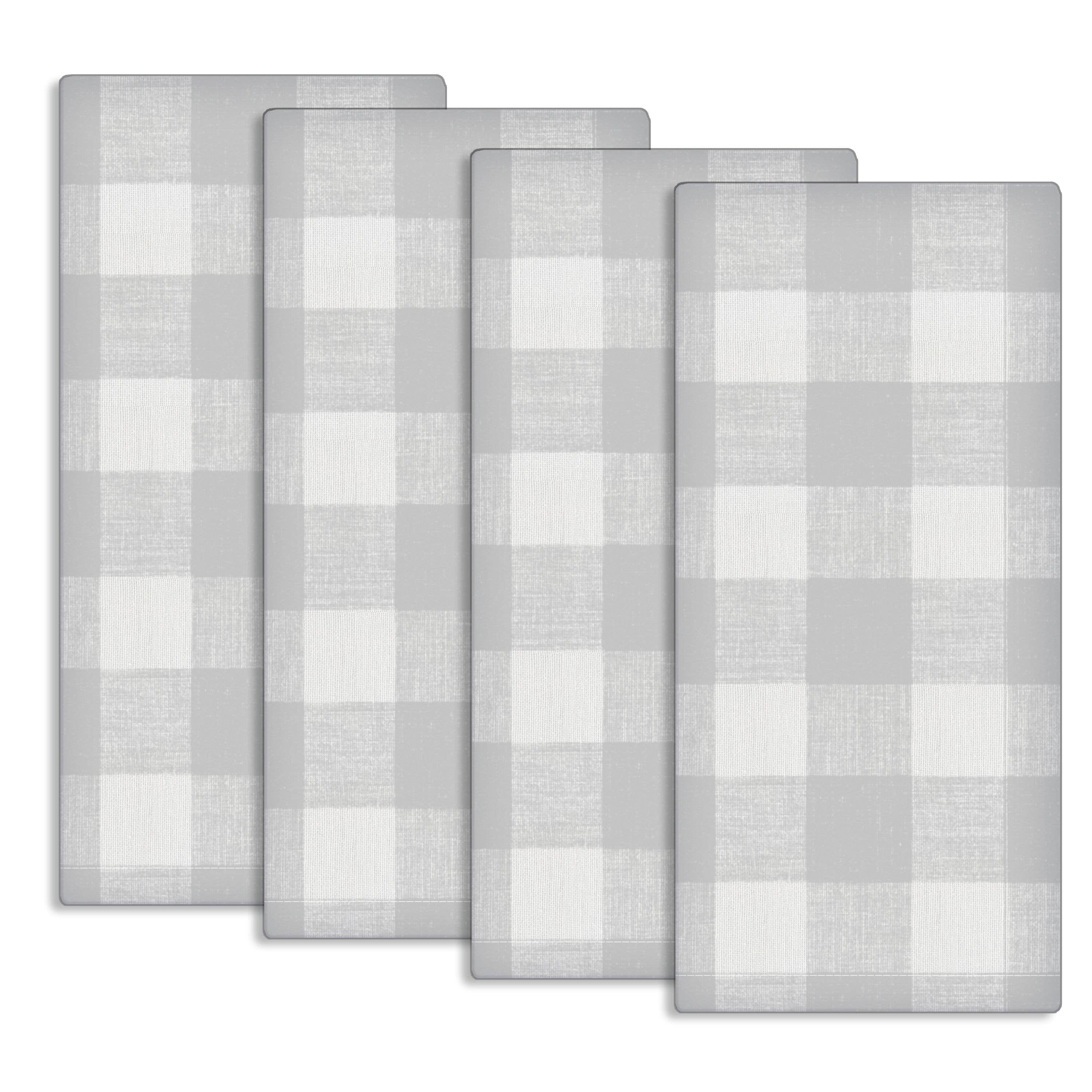 Fabstyles - Venta al por mayor Paños de cocina - Fabstyles Country Check - Juego de 4 paños de cocina de algodón4