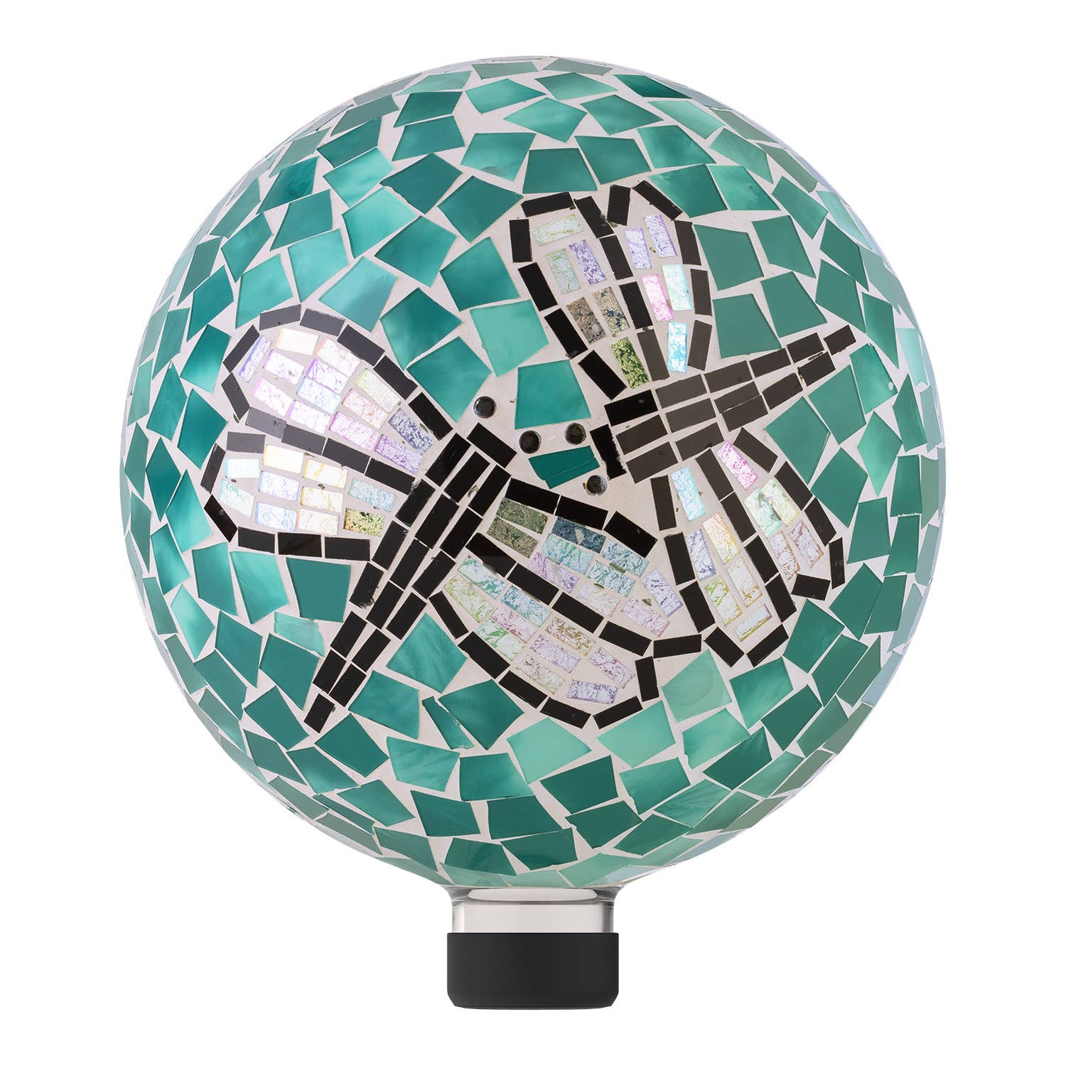 Alpine Corporation - Wholesale Outdoor Ornament/Decor - Alpine Corporation 10" Mosaic Dragonfly Duo Gazing Globe6