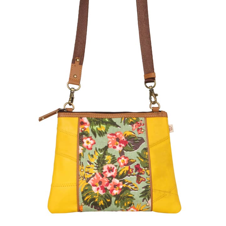 Vaan & Co. - Wholesale Crossbody Bag - Women's - Noa Angled Crossbody Bag - Summer Jungle
1
