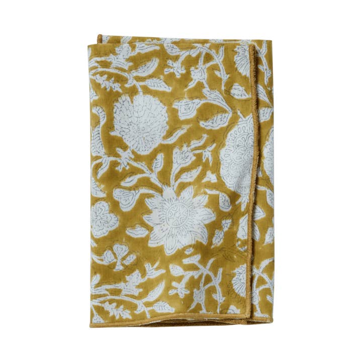 Bonheur du Jour - Wholesale Dinner & Cloth Napkin - Set of 2 towels with Tupia Absynthe flowers1