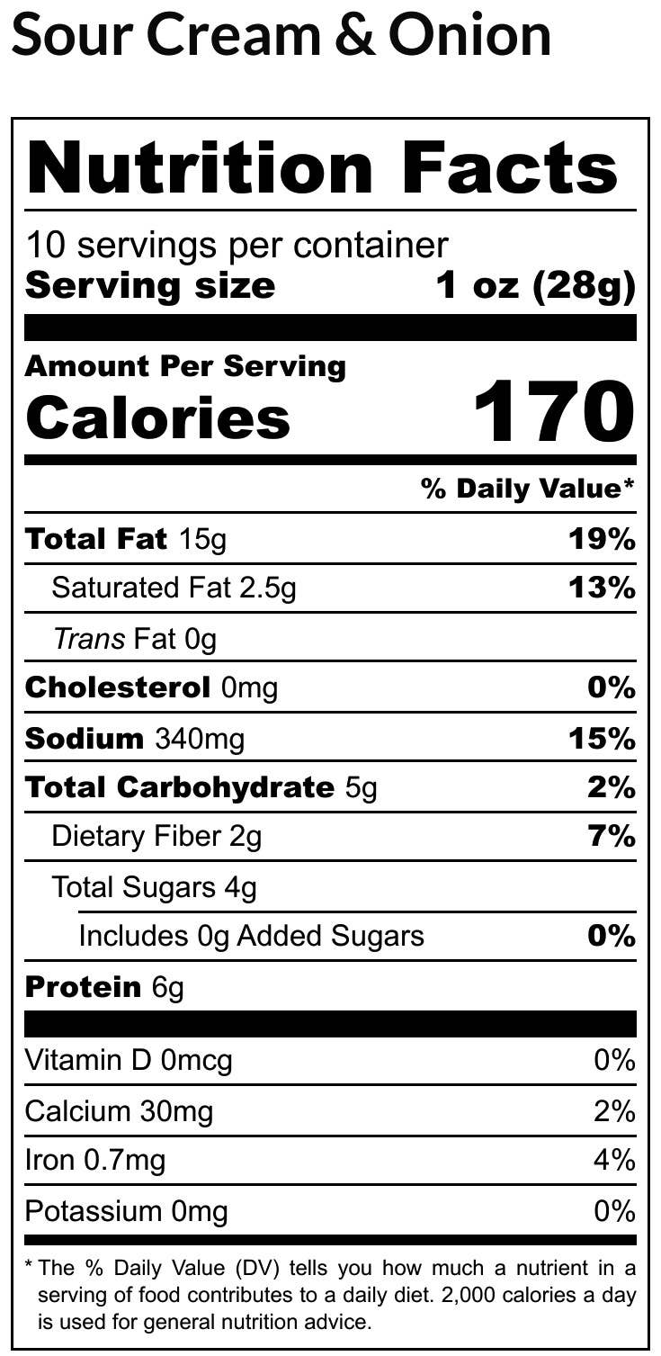 The Peanut Trading Company - Wholesale Nuts - Deep Fried Peanut - Sour Cream & Onion1