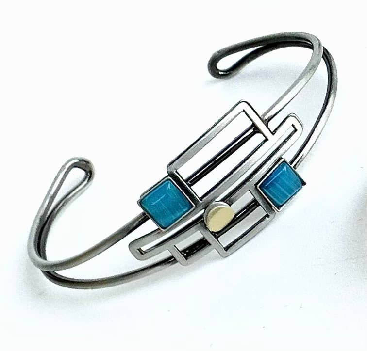 Christophe Poly / Crono Design - Vente Bracelet manchette - BRACELETS (B) - Manchette en fil en tailles 1 et 2, toutes deux ajustables46