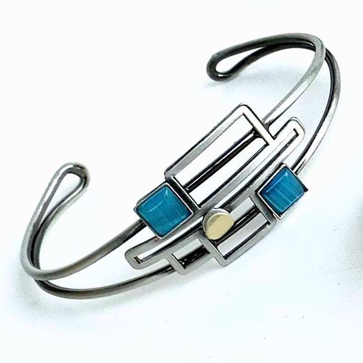 Christophe Poly / Crono Design - Vente Bracelet manchette - BRACELETS (B) - Manchette en fil en tailles 1 et 2, toutes deux ajustables46