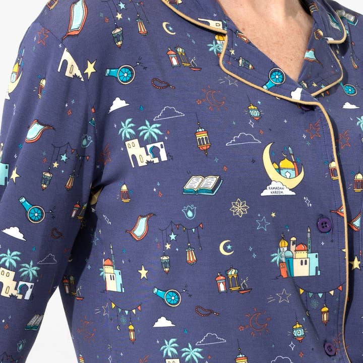 Bellabu Bear – wholesale Pyjamasset - Dam – Ramadan Bamboo Damernas Pyjamaset2