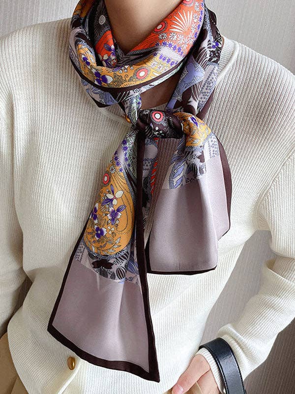 ShieldChic - Wholesale Scarf - Women's - Vintage Fashion Printed Scarf Bag Accessories4