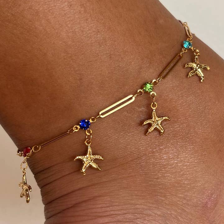 Zeester Bedel Enkelbandje voor wholesale door B Jewels By Brit