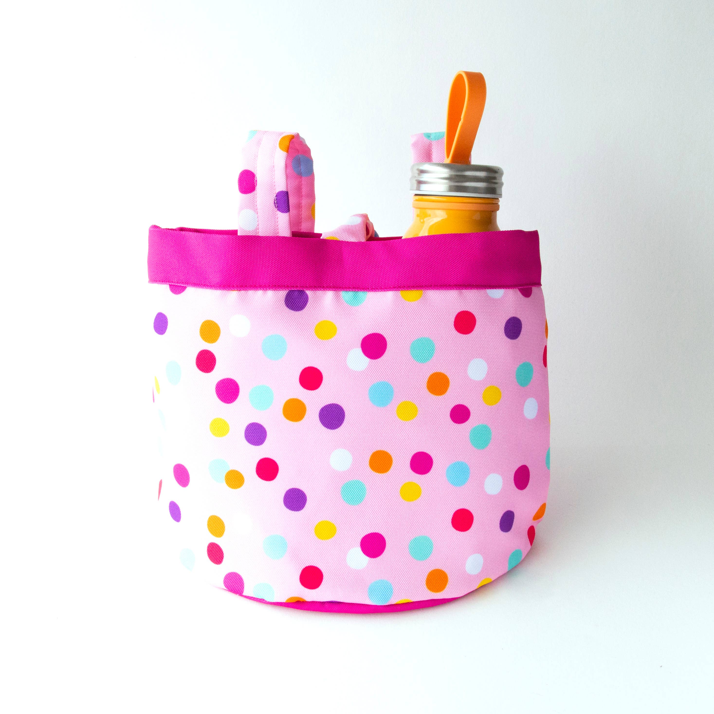 Beep - Vente Panier – enfant et bébé - Panier avant en toile pour vélo et trottinette à confettis4