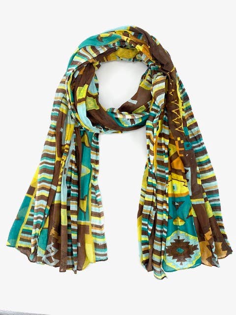 Maison Unik Accessoires - Wholesale Head Scarf - Women's - Scarf, cheche, shawl, pareo 100% Indian cotton - unisex1