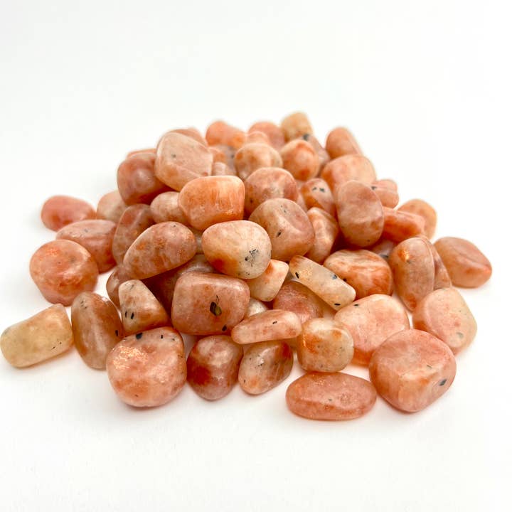 Sunstone | Tumbled | 15-25mm | India | "A" Grade for wholesale by Pelham Grayson Rose
