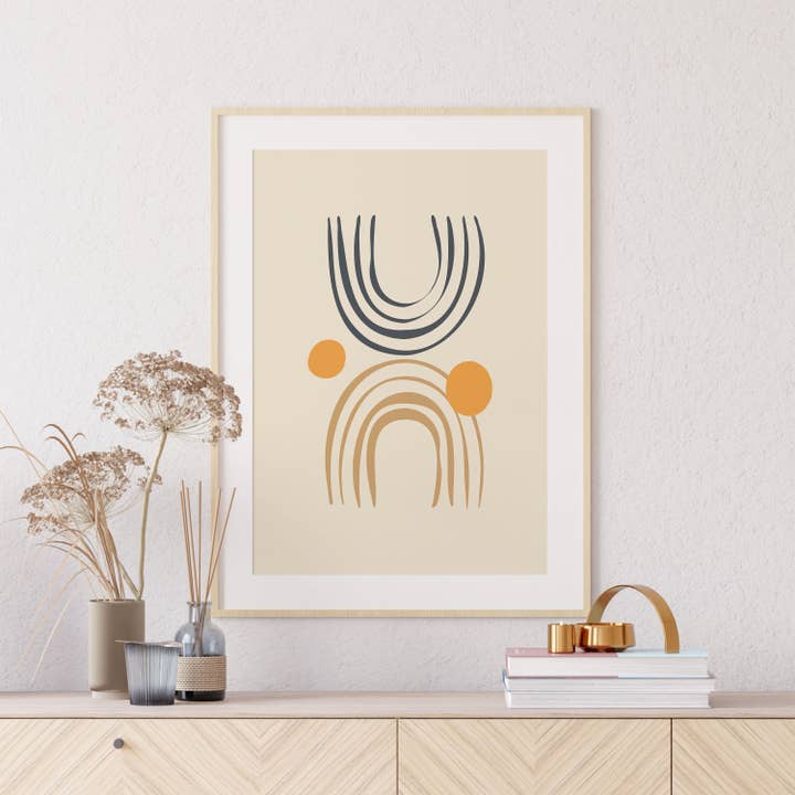 Leuke Boho regenbogen Print No53 voor wholesale door el&chic