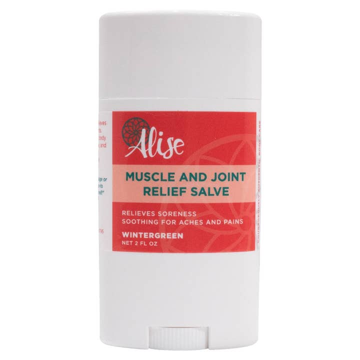 Muscle and Joint Relief Salve Wintergreen 2oz Rub On for wholesale by Alise Body Care