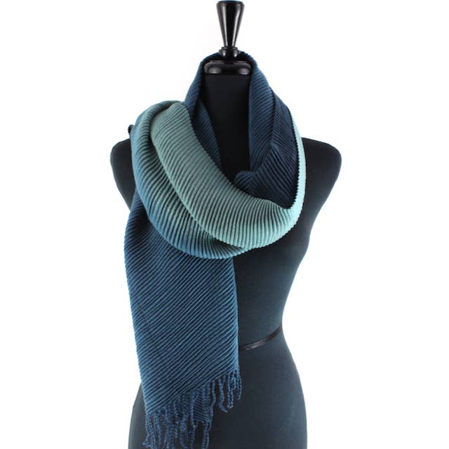 S23274 Bryce Canyon Pleated Scarf (Gradient) for wholesale by Pretty Persuasions