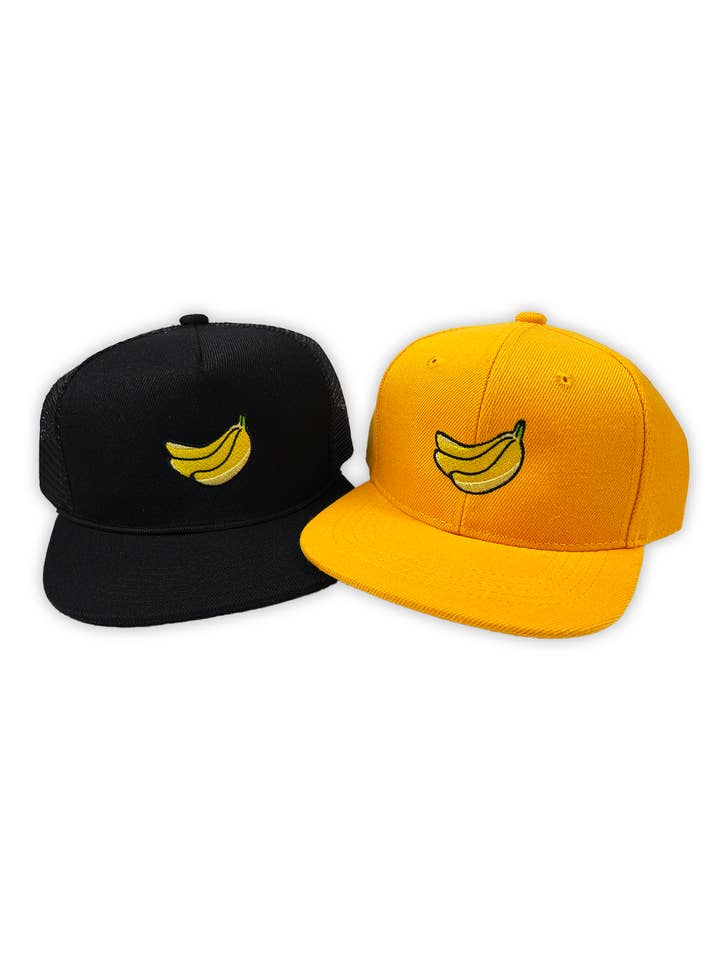Kids Banana Snapback Hat - "Banana Hat" for wholesale by Short Stack Goods