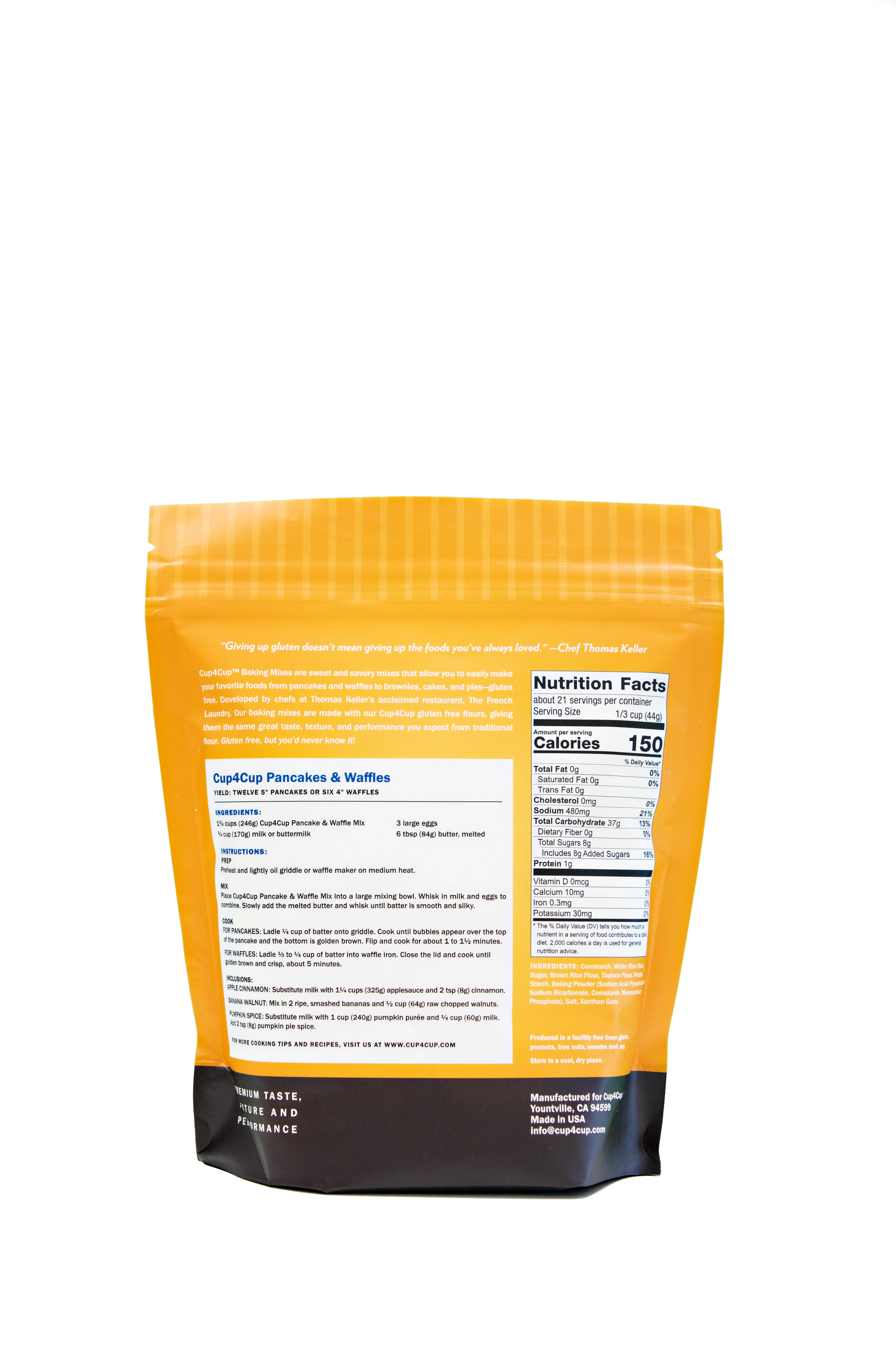 Cup4Cup - Wholesale Pancake Mix - Gluten Free Pancake & Waffle Mix1