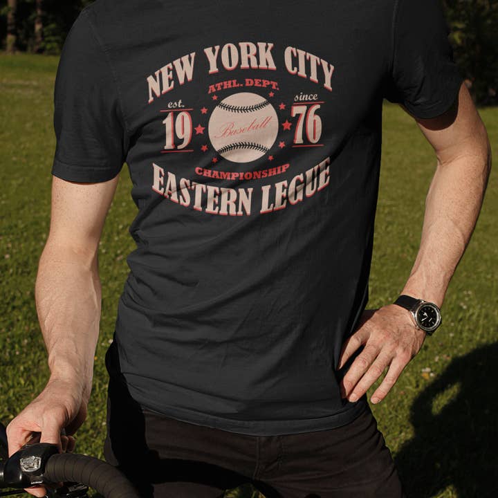 New York Unisex Tshirt NYC Easteren Legue pour la vente par Emogifts