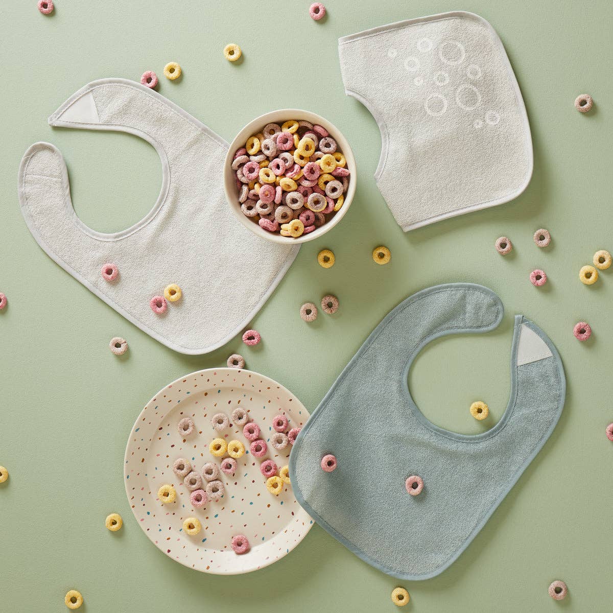 Bieco Spielwaren - Wholesale Baby Bib - Baby - Bib 5-piece set slate2