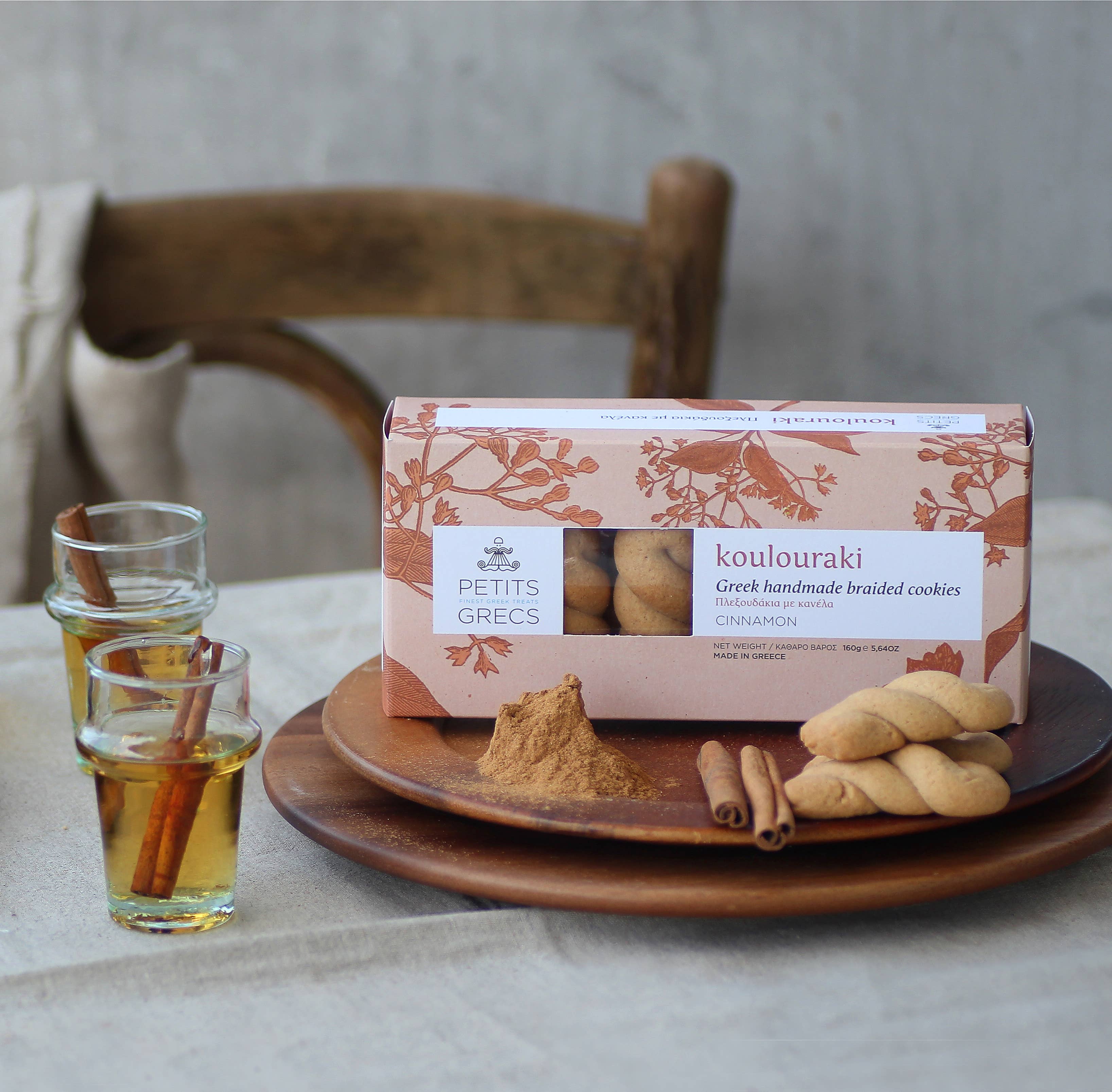PETITS GRECS P.C. - Wholesale Cookie - Koulouraki Cinnamon - Greek Handmade Butter Cookies2